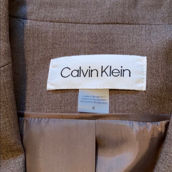 Brown Calvin Klein skirtsuit - Picture 2 of 6